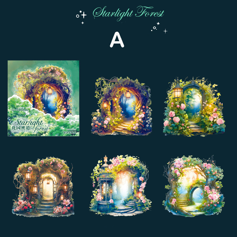 Starlight Forest Stickers 10pcs