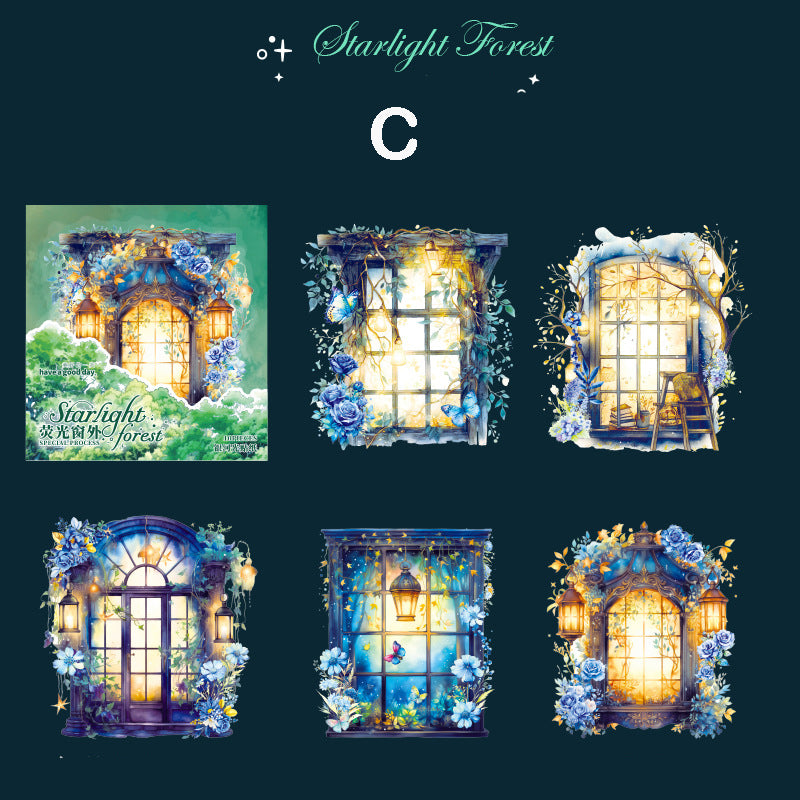 Starlight Forest Stickers 10pcs