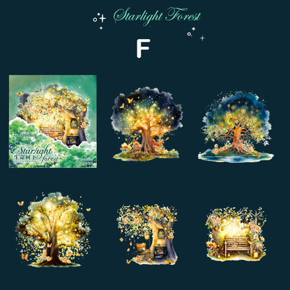 Starlight Forest Stickers 10pcs