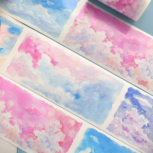 7cm*200cm Beautiful Sky Washi Tape