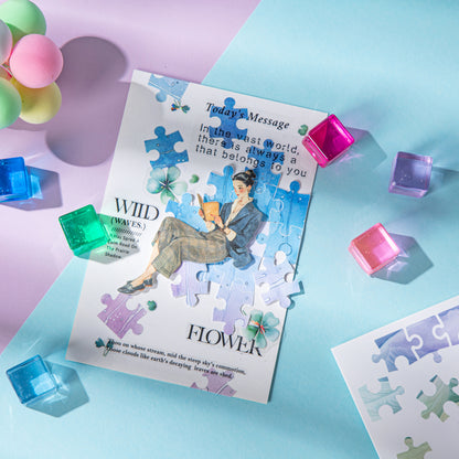 The Fun of Piecing Together Sticker 5pcs