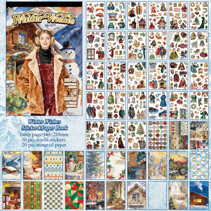 Winter Wishes Sticker 50pcs