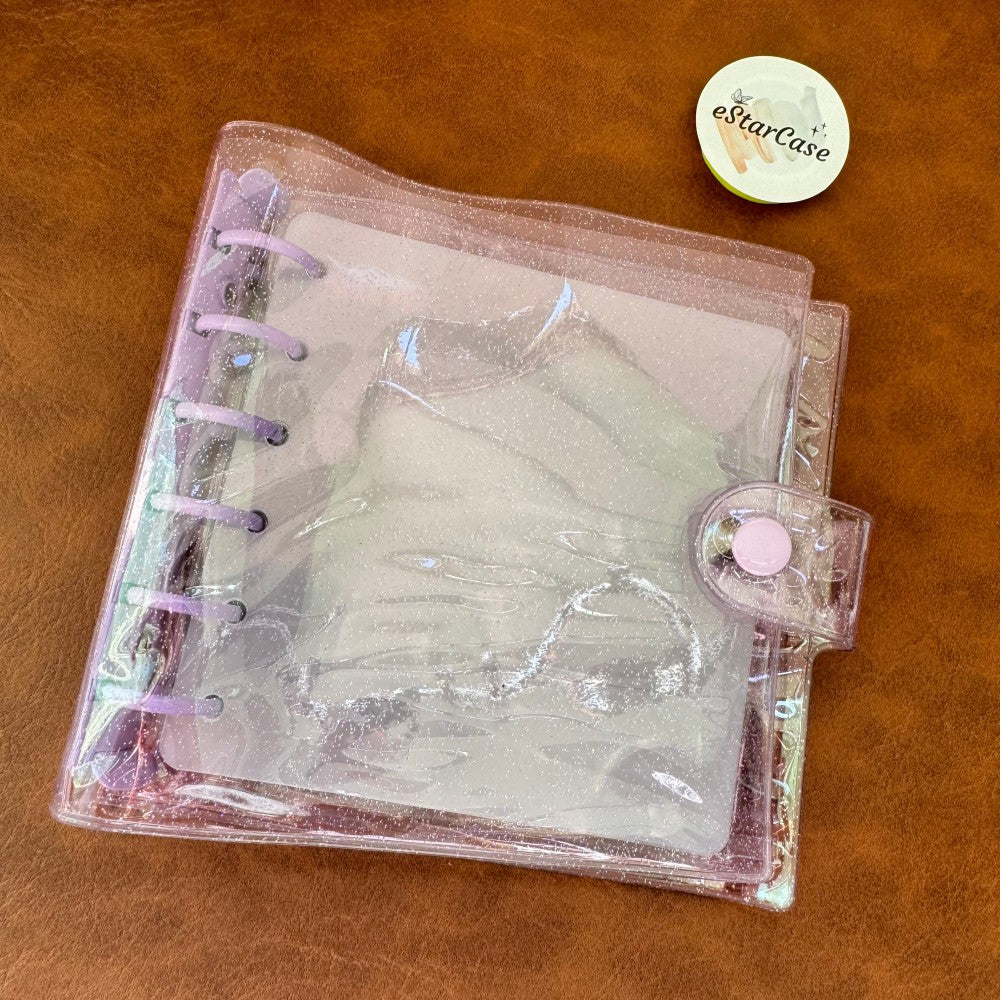 Purple Transparent Inner Page Scrapbooking Book