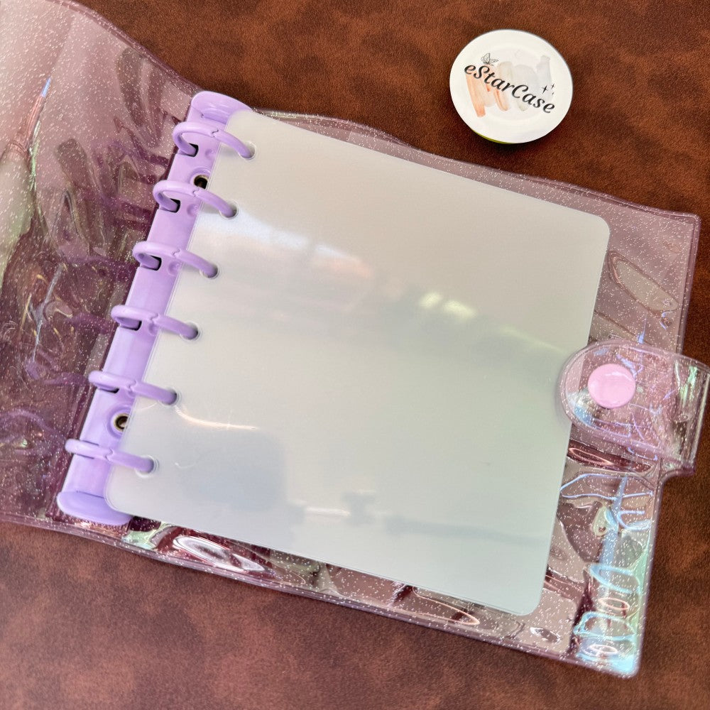 Purple Transparent Inner Page Scrapbooking Book