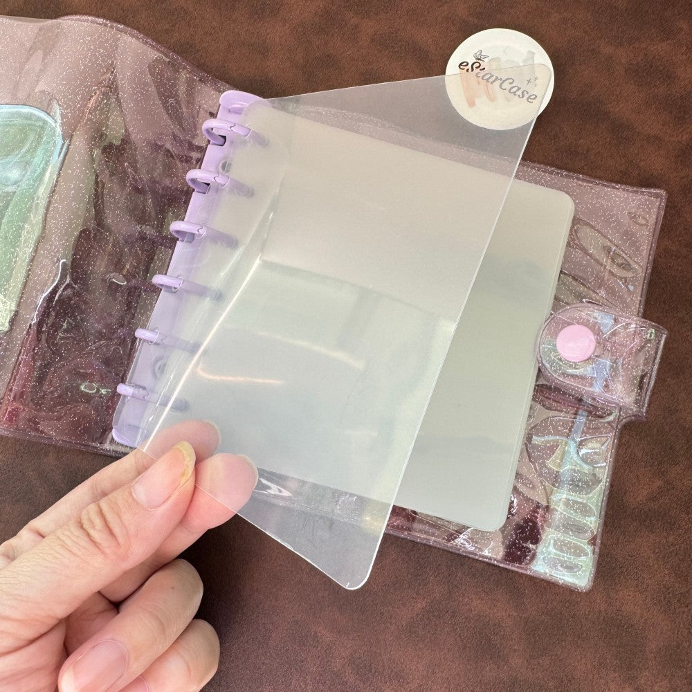 Purple Transparent Inner Page Scrapbooking Book – Estarcase