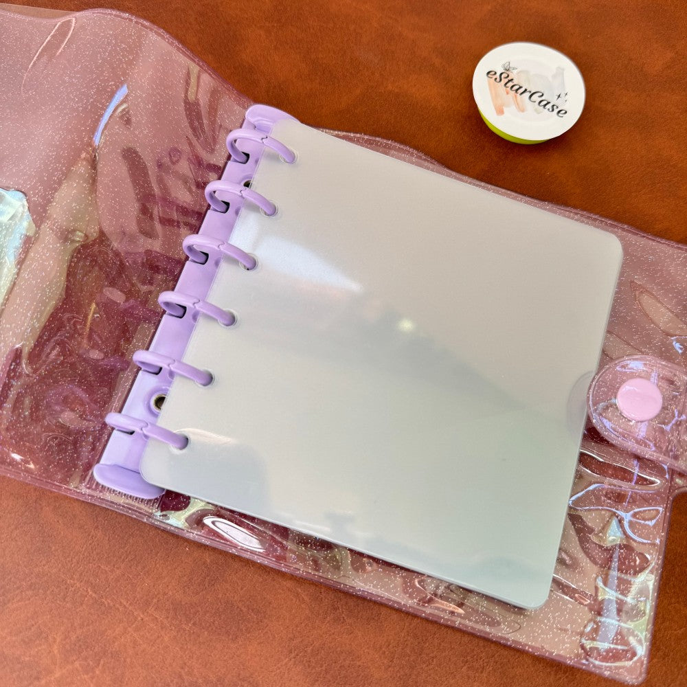 Purple Transparent Inner Page Scrapbooking Book