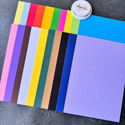 A5 230gsm Thick Color Cardstock, 20 Sheets