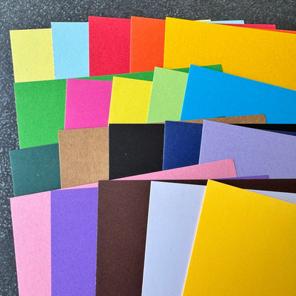 A5 230gsm Thick Color Cardstock, 20 Sheets
