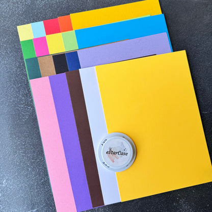 A5 230gsm Thick Color Cardstock, 20 Sheets