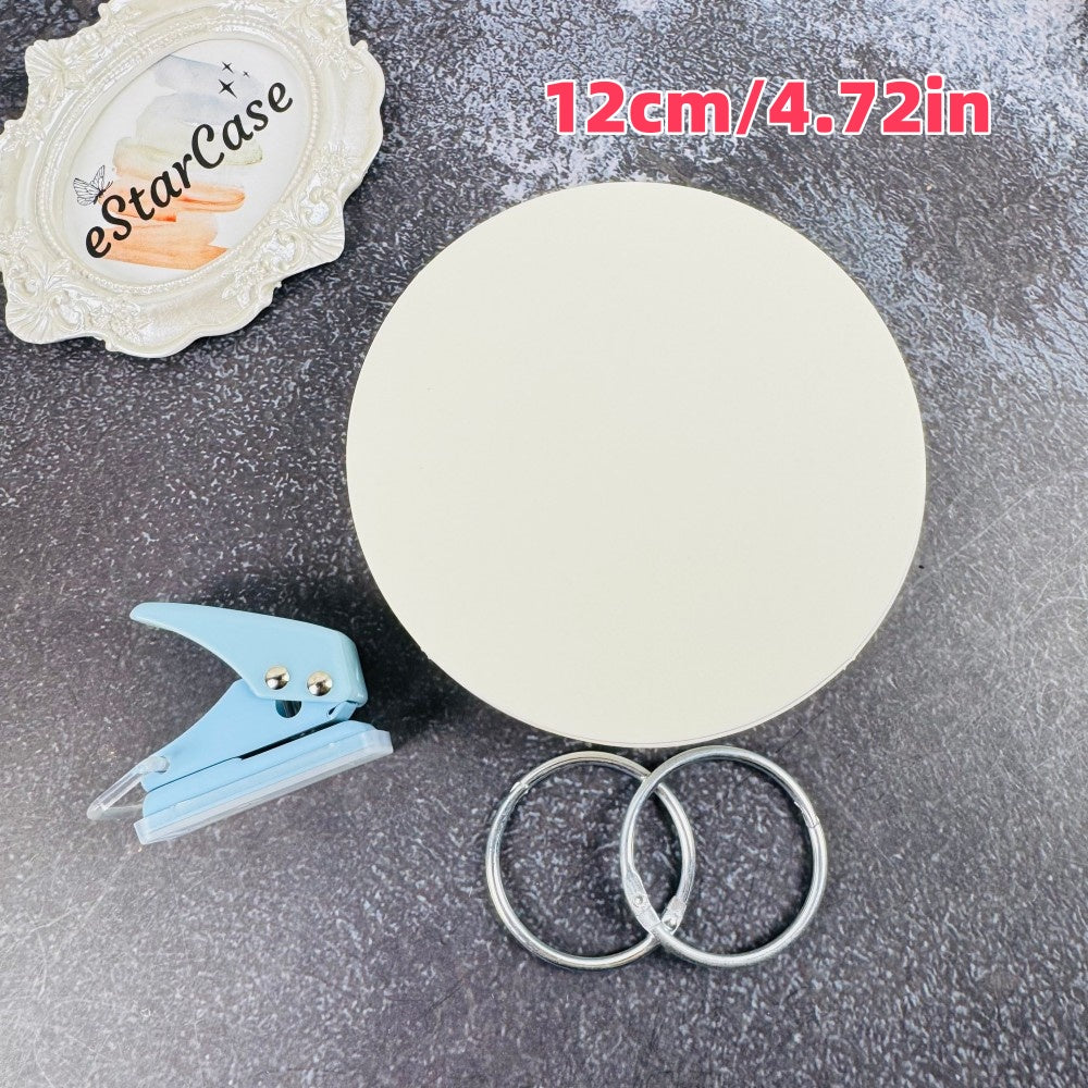 Mini Cardstock 350 Gram Round Cardstock with Mini Hole Punch – Estarcase