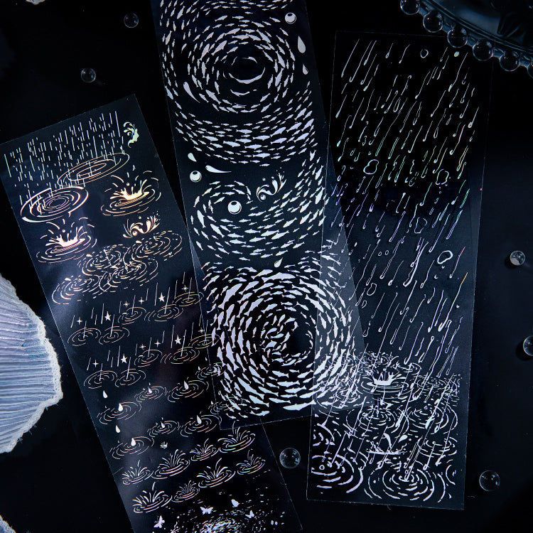 3D Laser Sliver Sticker 3pcs