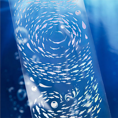 3D Laser Sliver Sticker 3pcs