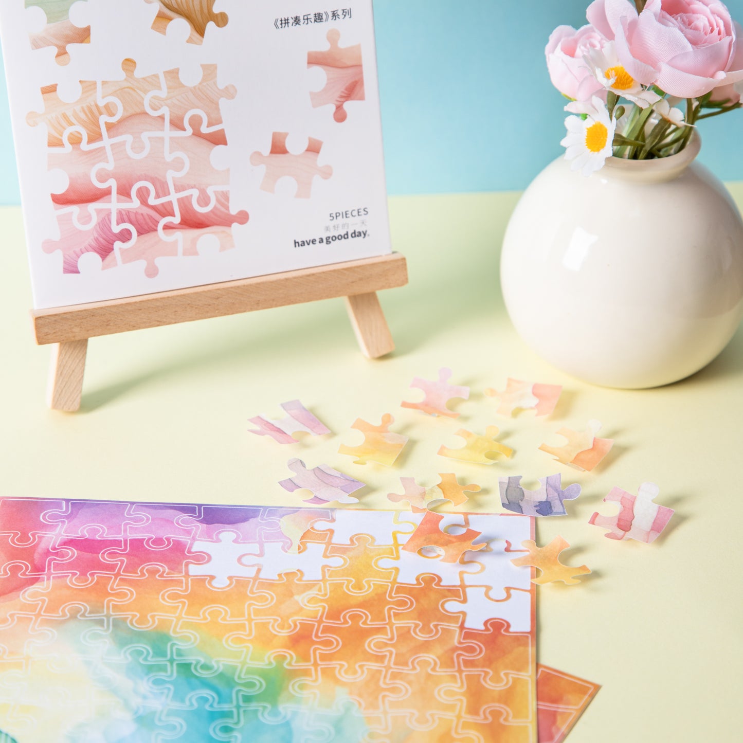 The Fun of Piecing Together Sticker 5pcs