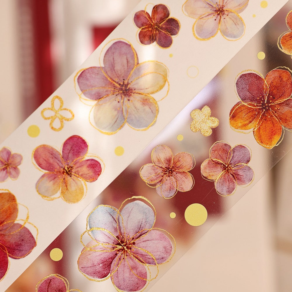 4cm*300cm Stream of Light Flower Tape