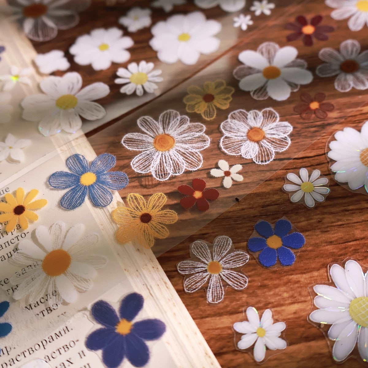 5cm*100cm Die-cutting Velvet Flower Tape