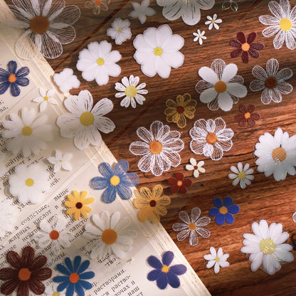 5cm*100cm Die-cutting Velvet Flower Tape