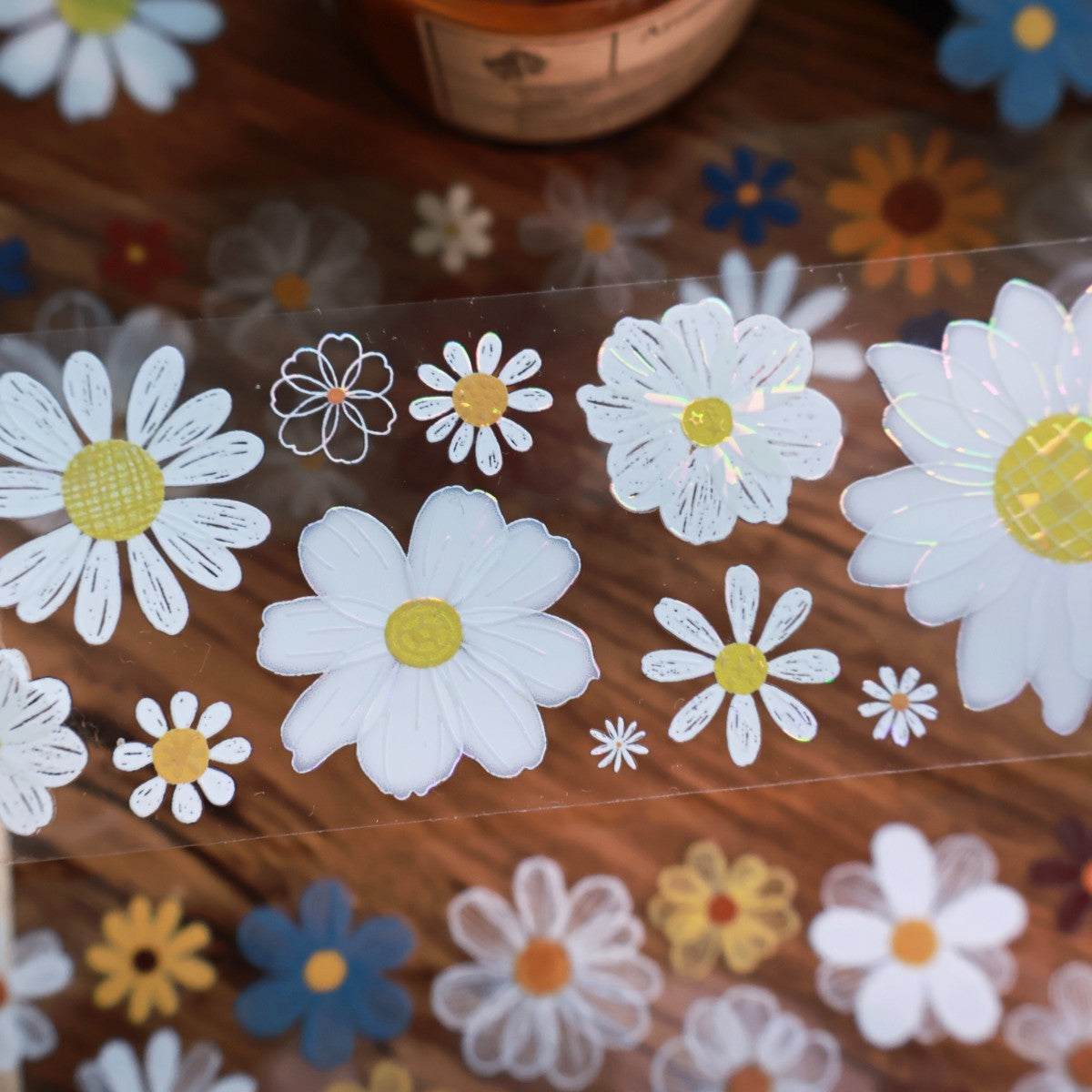 5cm*100cm Die-cutting Velvet Flower Tape