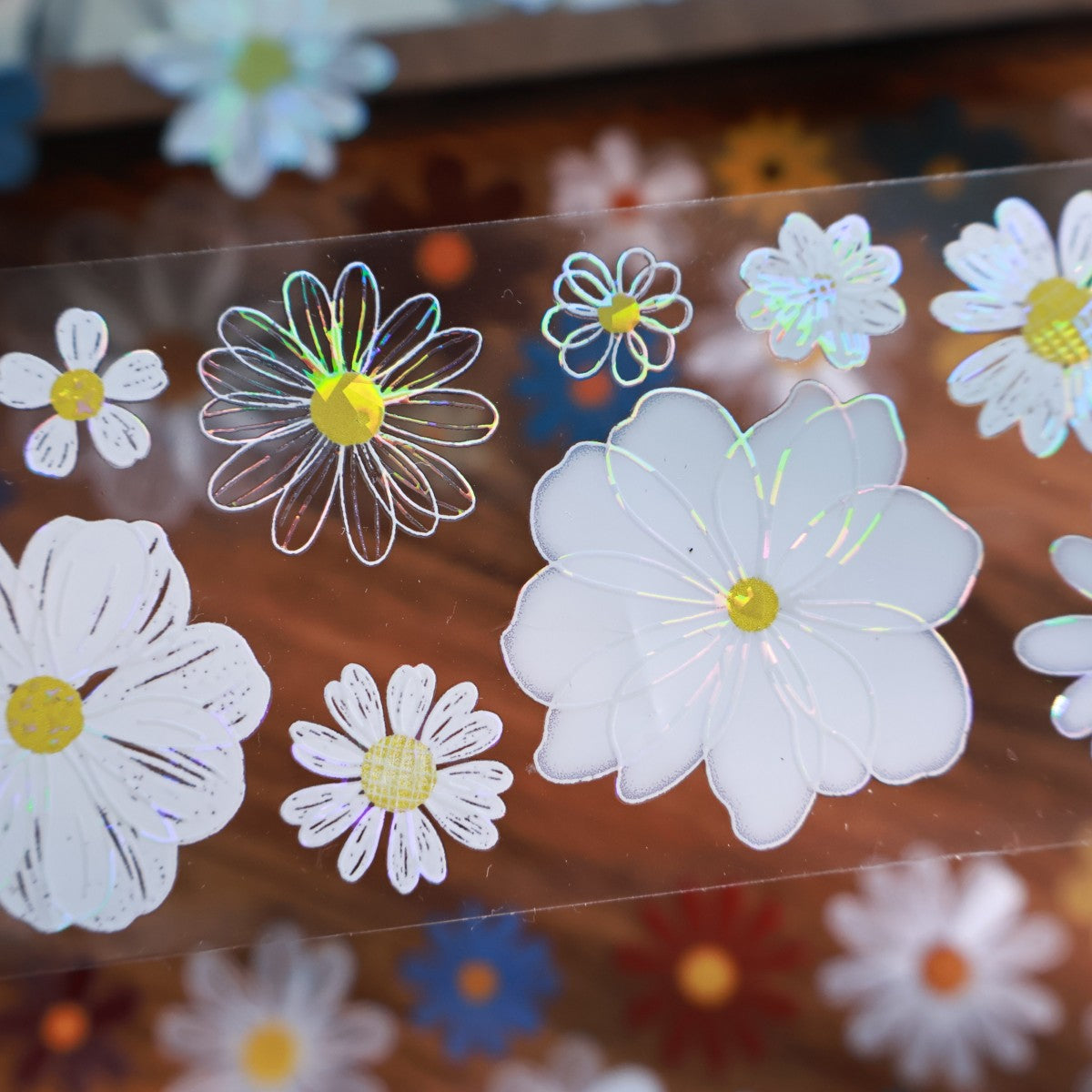 5cm*100cm Die-cutting Velvet Flower Tape