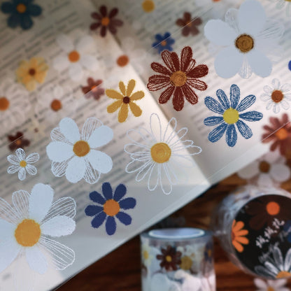 5cm*100cm Die-cutting Velvet Flower Tape