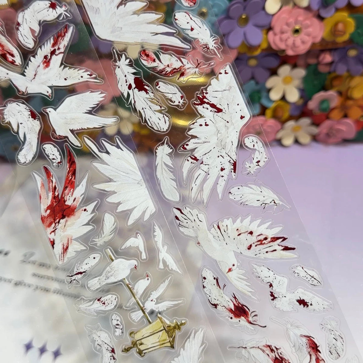 4.5cm*100cm Pre-cut A Pigeon PET Tape