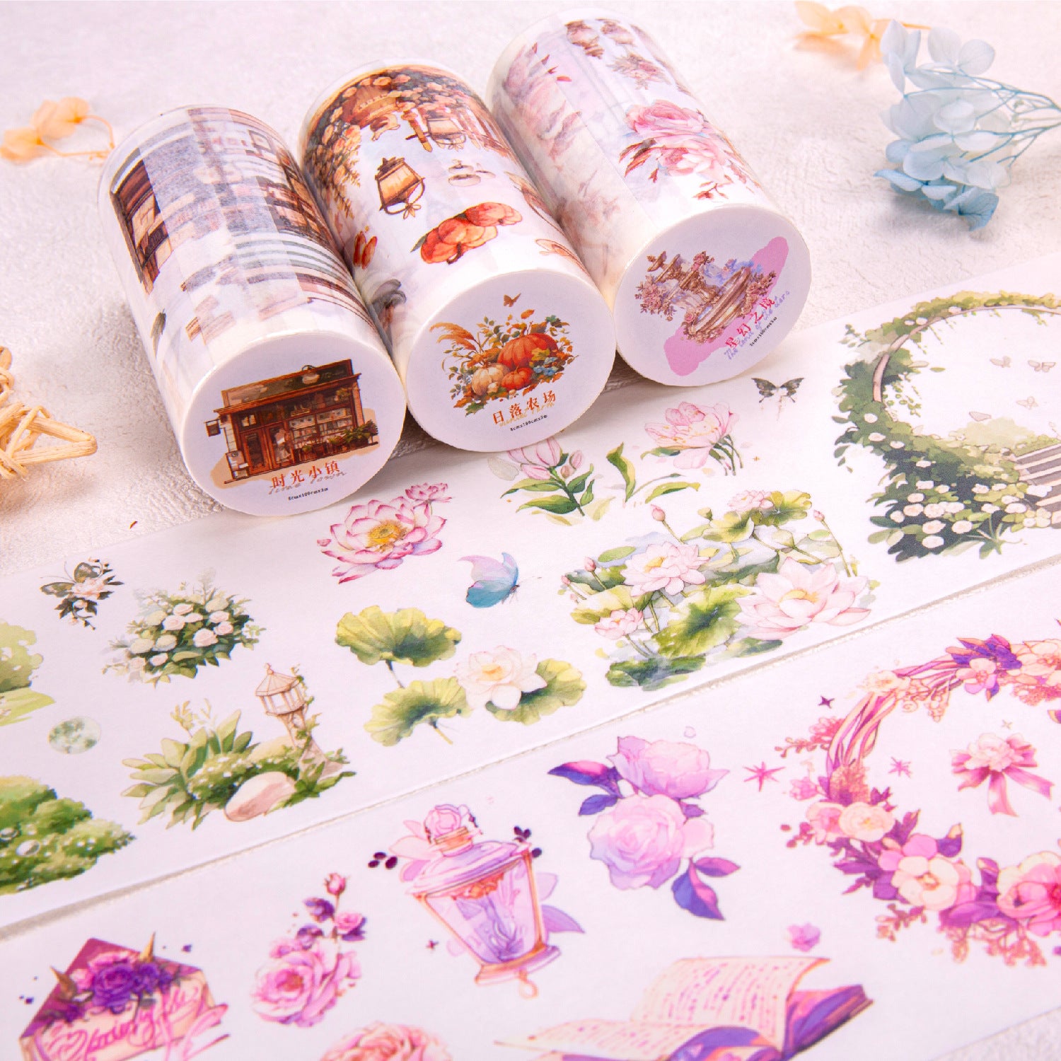 8cm*300cm Spring Rose Tape – Estarcase