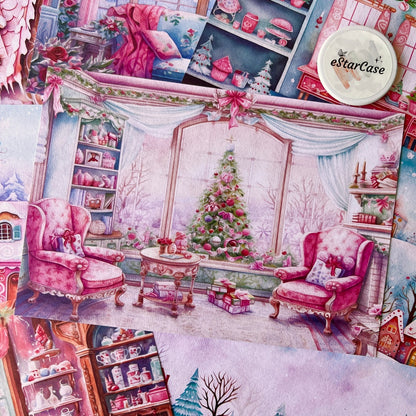8pcs Christmas Theme Paper DP2453