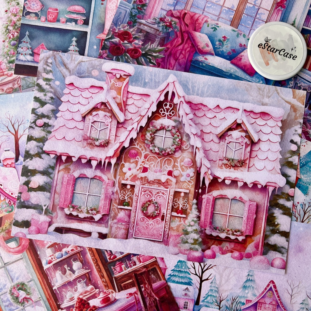 8pcs Christmas Theme Paper DP2453