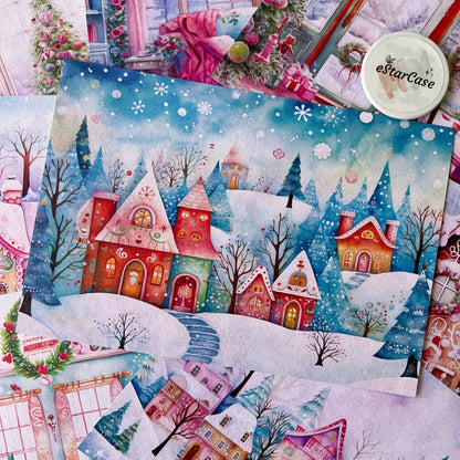 8pcs Christmas Theme Paper DP2453
