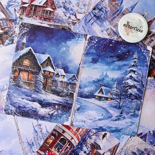 8pcs Christmas Theme Paper DP2455