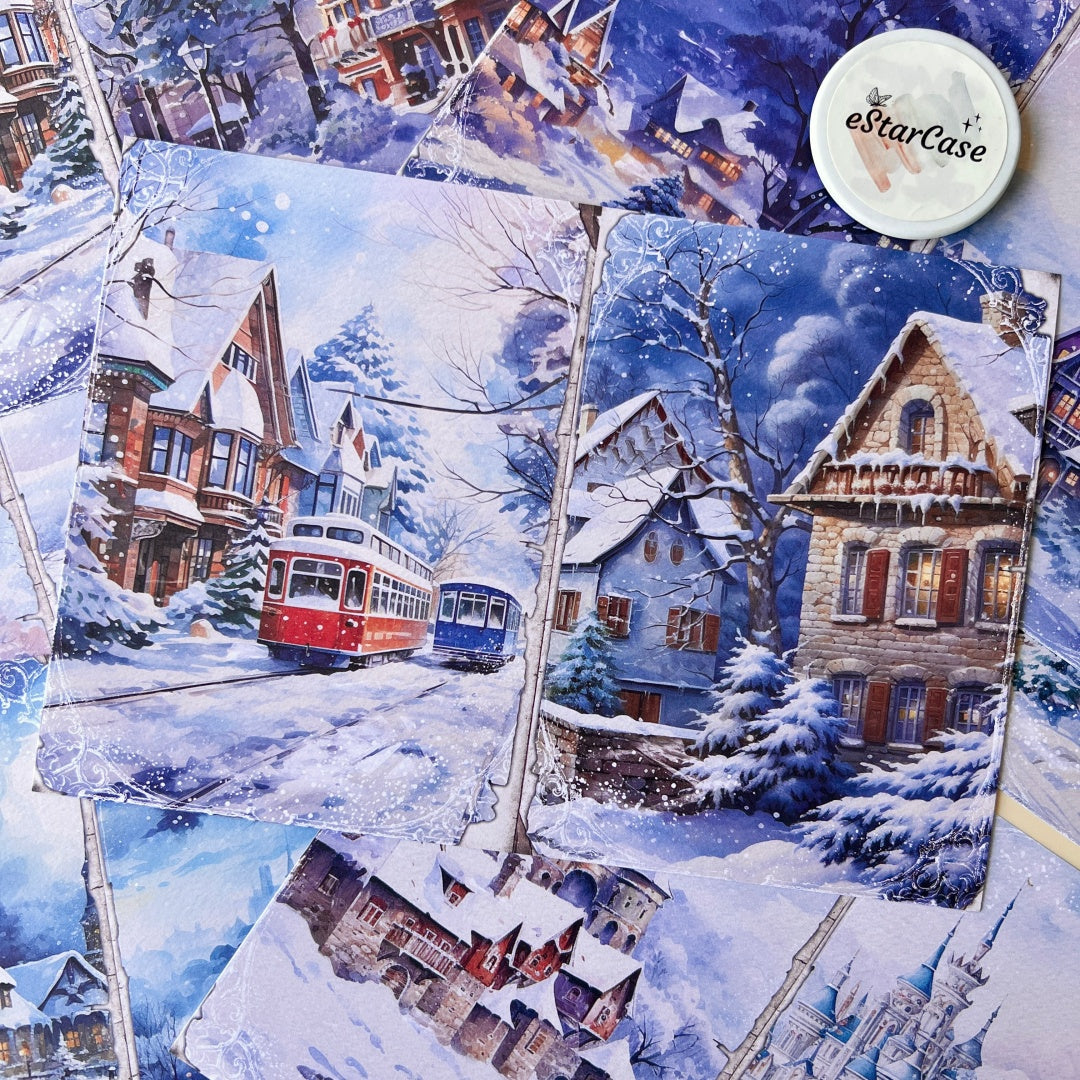 8pcs Christmas Theme Paper DP2455