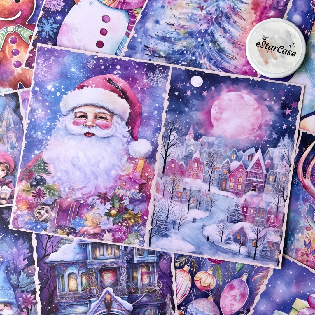 8pcs Christmas Theme Paper DP2490