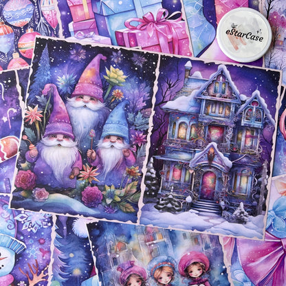 8pcs Christmas Theme Paper DP2490