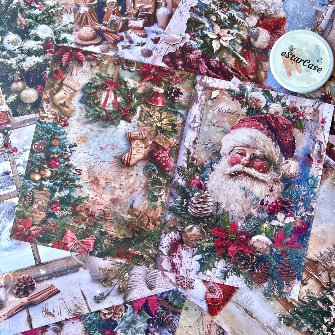8pcs Christmas Theme Paper DP2494