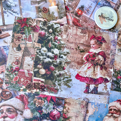 8pcs Christmas Theme Paper DP2494