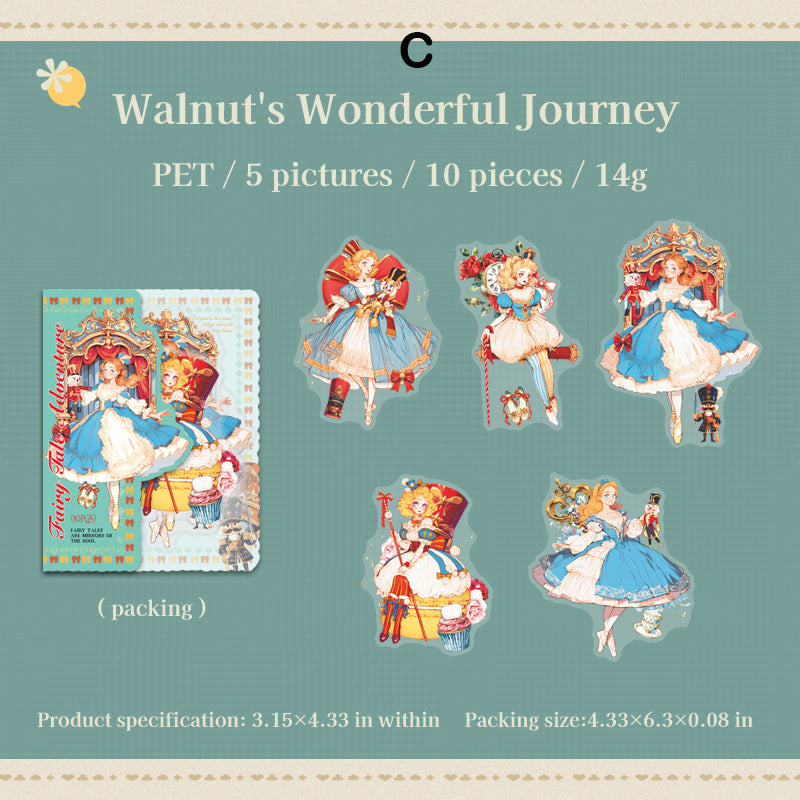 A Fairy Tale Adventure Sticker 10pcs