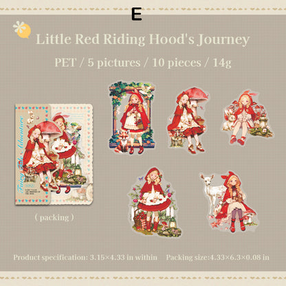 A Fairy Tale Adventure Sticker 10pcs