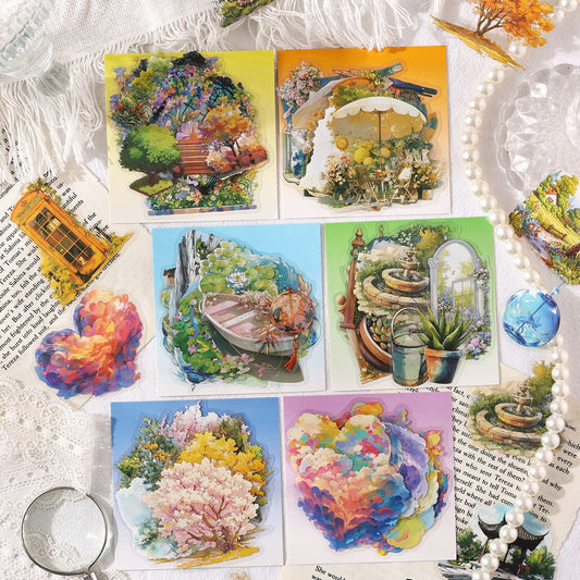 A Flower In A Different World Sticker 17pcs
