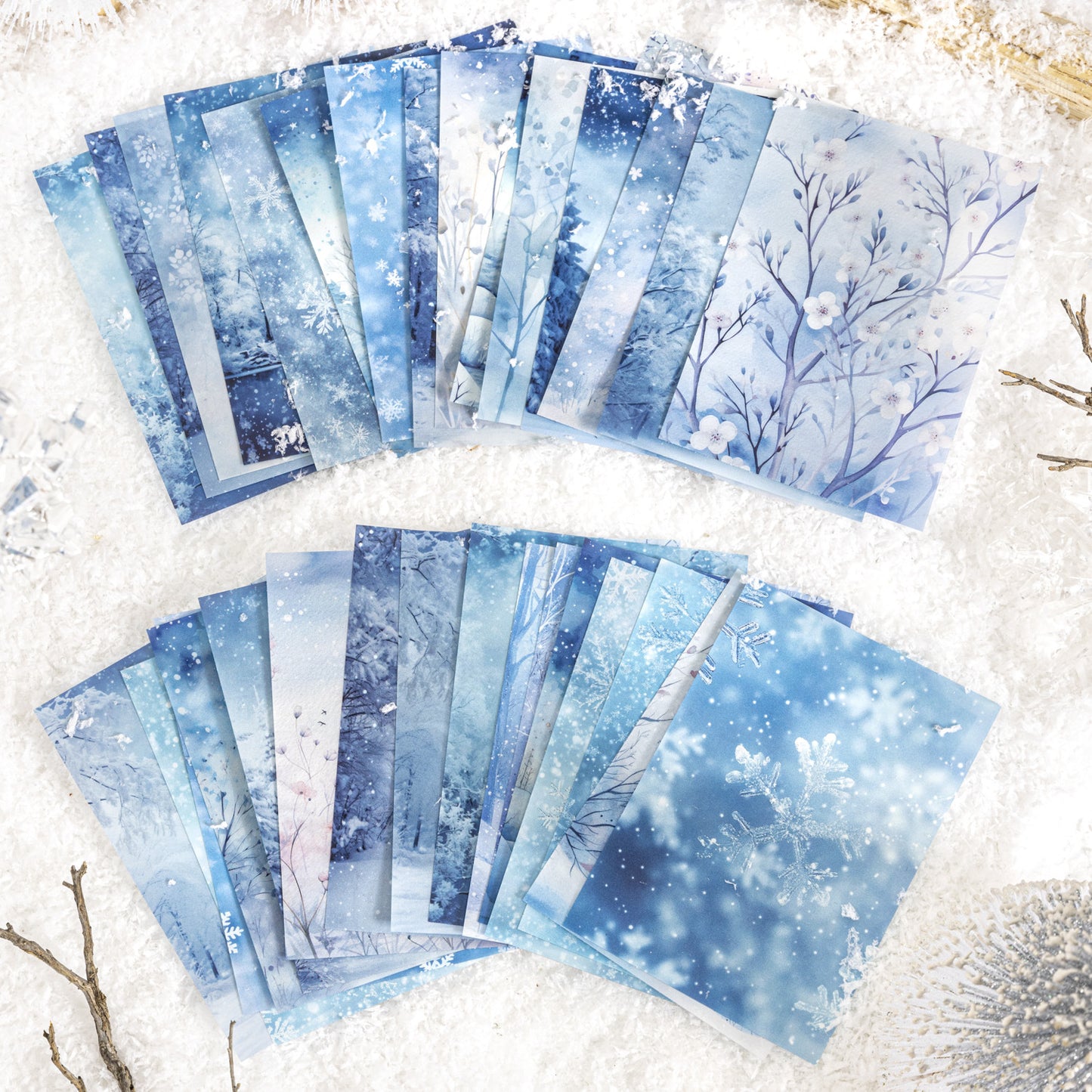 A Snow in the Winter Stickers 20pcs