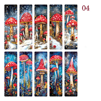 A Snowy Night Bookmark 10pcs