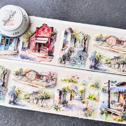 8cm*2m Flowery Scroll Tape