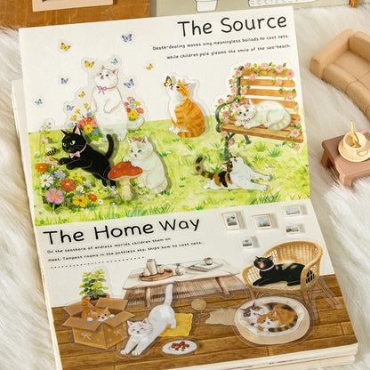 Adventures of A Cute Kitten Stickers 50pcs