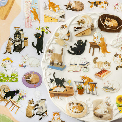 Adventures of A Cute Kitten Stickers 50pcs