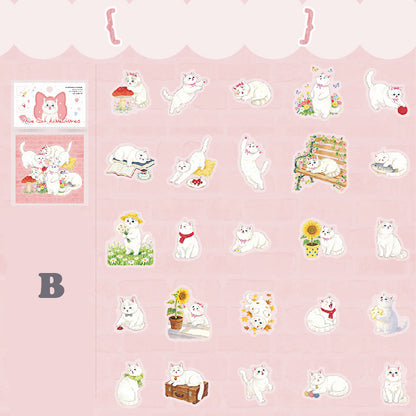 Adventures of A Cute Kitten Stickers 50pcs