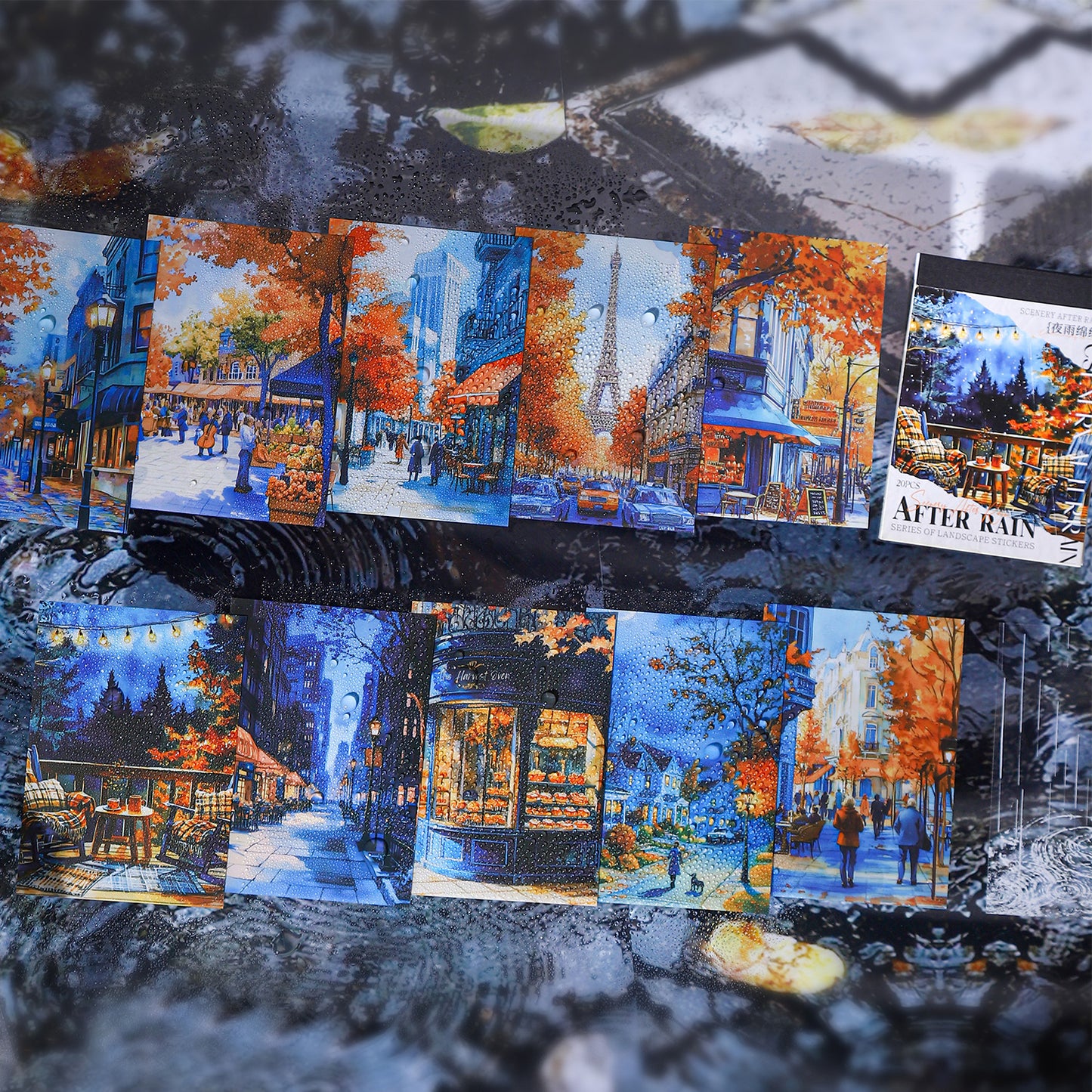 After Rain Sticker 20pcs