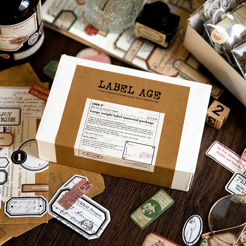 Age of Labels Sticker 1000pcs