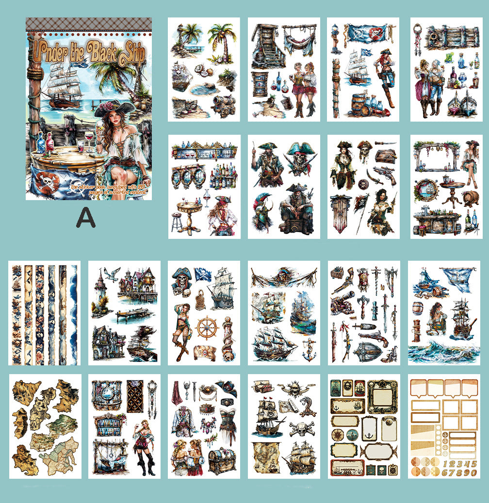 Age of Sail Autumn Pet Party Stickers Book