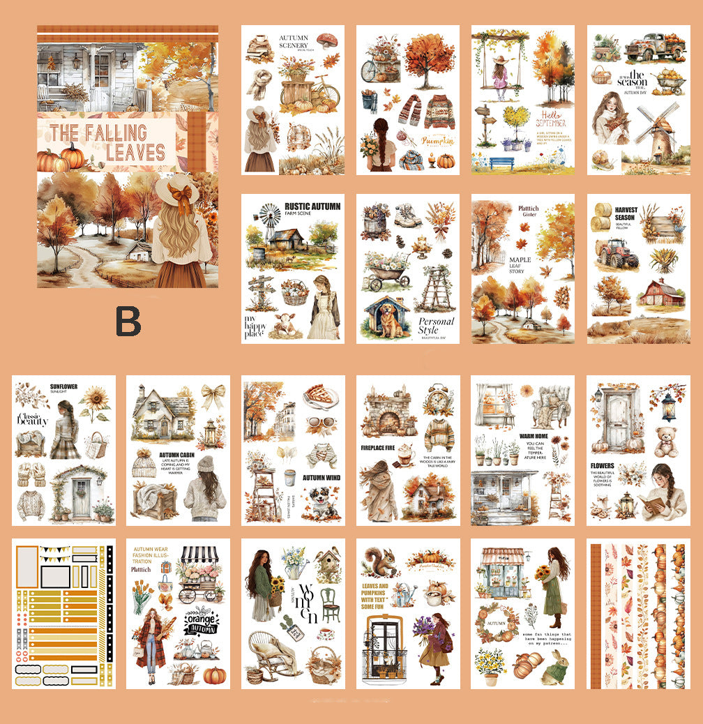 Age of Sail Autumn Pet Party Stickers Book