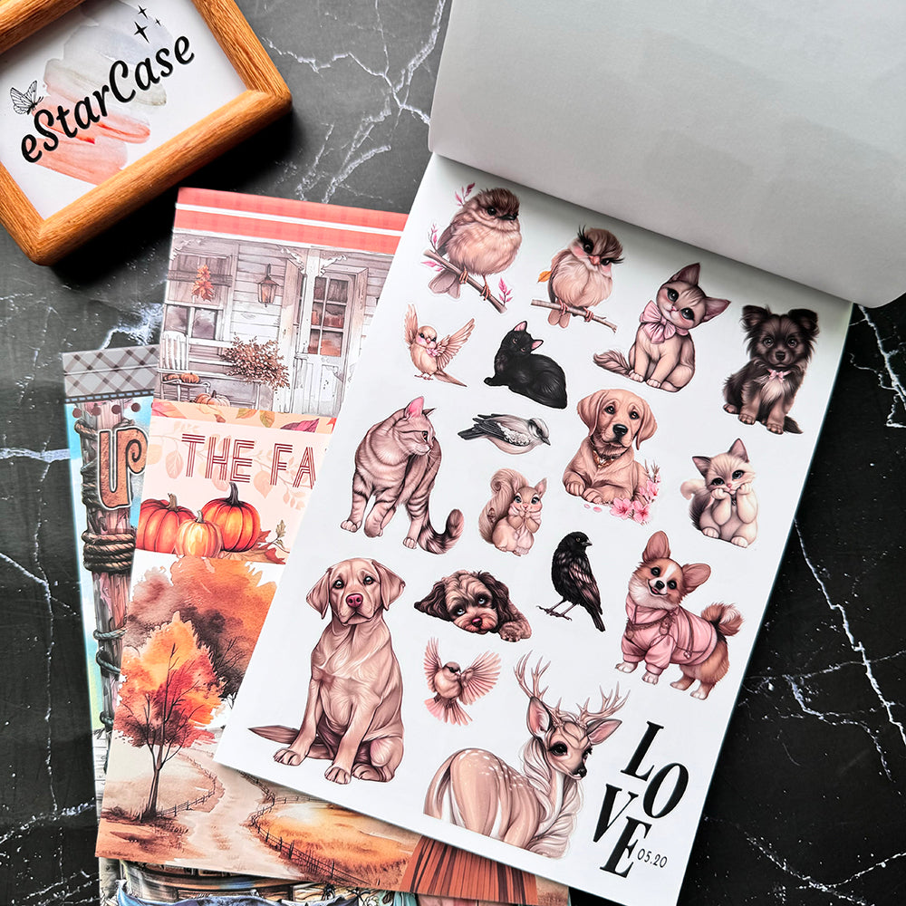 Age of Sail Autumn Pet Party Stickers Book