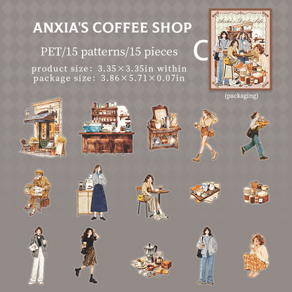 Aisha's Daily Life Sticker 15pcs
