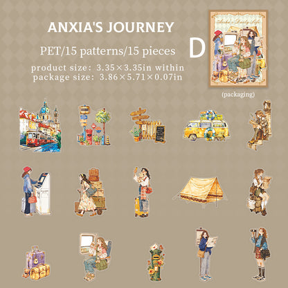 Aisha's Daily Life Sticker 15pcs